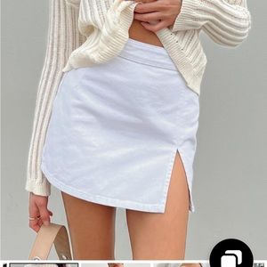 Princess Polly White Mini Lola Skirt